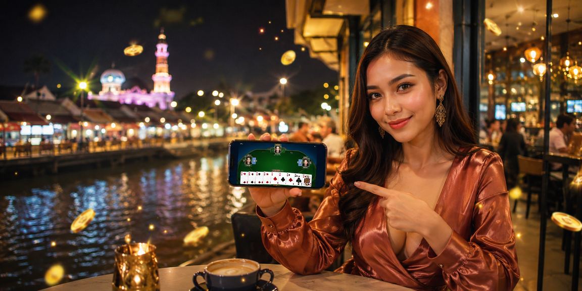 Pemain dari Kota Bharu menikmati permainan rummy di kasino langsung op11